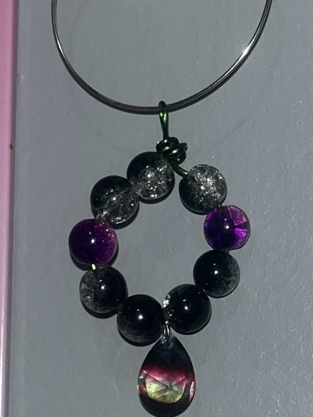 Wire wrap pendant